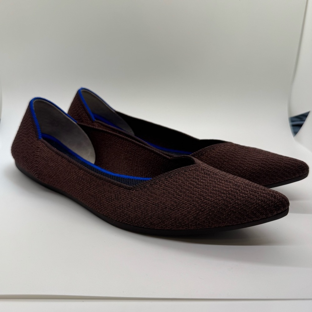 Rothy’s The Point Flat Size 8.5 Truffle Python - Picture 5 of 7